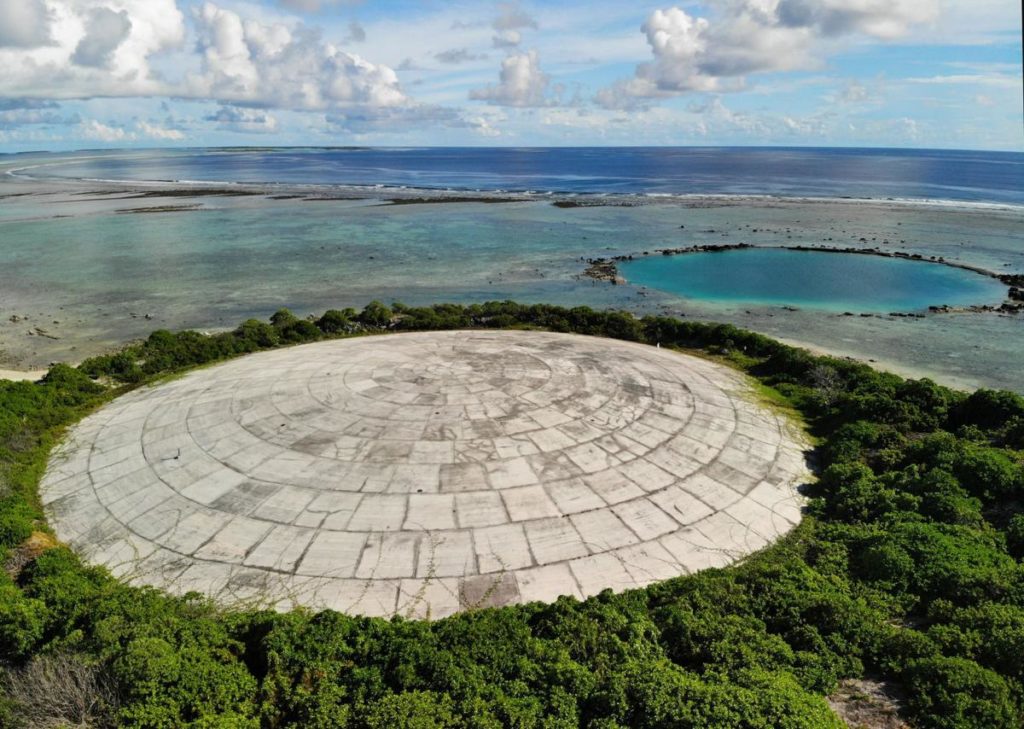 Ядерный полигон на Маршаловых островах.